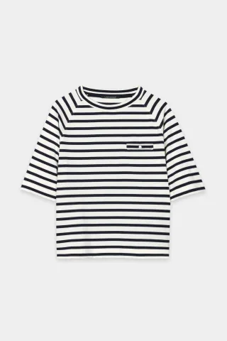 Luisa Cerano - Shirts Weiblich navy blue / cream - Gr. - 36