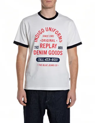 REPLAY - M3342 .000.2660 natural white - Gr. - XL
