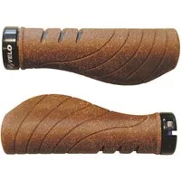 MATRIX Fahrradlenkergriff Matrix Lenkergriff G44 Kork Compound Aluminium braun