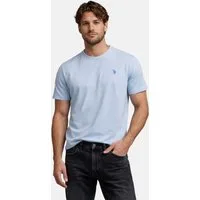 U.S. Polo Assn. T-Shirt USCaaleb – Herren Basic mit Rundhalsausschnitt 100 % Baumwolle mit weicher Haptik und leichtem Tragegefühl