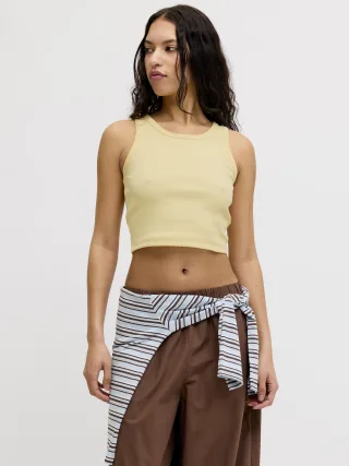 JJXX - JXFALLON STR SL RIB TOP JRS NOOS Sunlight - Gr. - L