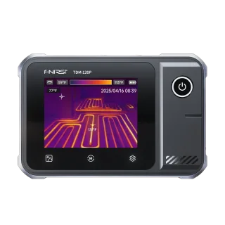 FNIRSI TDM-120 TDM-120P Thermal Imager Multimeter 120x90 IR 2.8-In Touchscreen -20°C-400°C USB-C 1500mAh 50° FOV Hot/Col