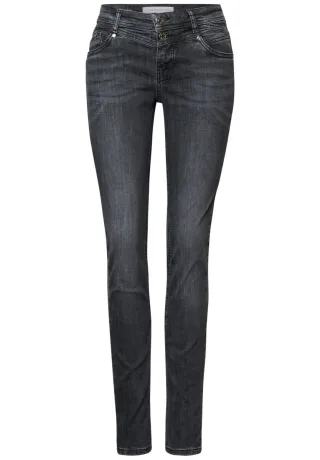 Street One - Casual Fit Jeans - Jane grau - Gr. - 30