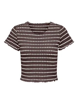 ONLY - ONLEVA STRIPE S/S TOP CS JRS Shopping Bag - Gr. - S