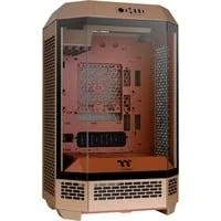 The Tower 300 , Tower-Gehäuse braun, Tempered Glass