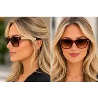DanCarol Sonnenbrille DC-807-Sonnenbrille in modischen Design für Damen und Herren