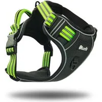 Bluzelle Hunde-Sicherheitsgeschirr Hundegeschirr mit Tasche / kleine Hunde XS / Anti-Zug Reflektierend, Polyester, Nylon, EVA Schaumstoff, Zugstopp Hundeweste Brustgeschirr mit Griff / Atmungsaktiv, Gepolstert