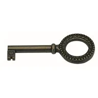 Hettich Möbelbeschlag Hettich Buntbart-Schlüssel brüniert 75 x 4 mm