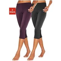 Vivance Active by Lascana Caprileggings (2er-Pack) mit Gummibund, Loungewear