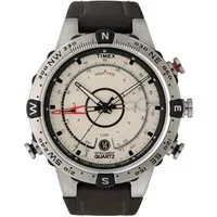 Timex Quarzuhr TIDE/TEMP/COMPASS T2N721AJ, Armbanduhr, Herrenuhr, Datum, Leuchtzeiger, Mineralglas, analog