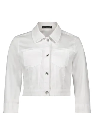 Betty Barclay - Jeansjacke weiß - Gr. - 44