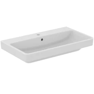 Ideal Standard Waschtisch i.life B 1Hl. mit Ül. 820x475x160mm Weiß mit Ideal Plus, T5716MA T5716MA