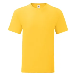 Fruit Of The Loom Herren Iconic T-Shirt (5er Pack) (Sonnenblumengelb)