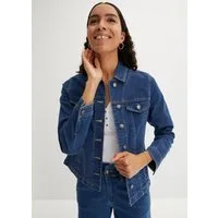 bonprix Jeansjacke bequeme Passform, mit Brust- und Eingriffstaschen