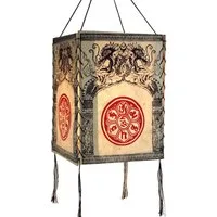 Guru-Shop Lampenschirm Lokta Papier Hänge Lampenschirm, Deckenleuchte..