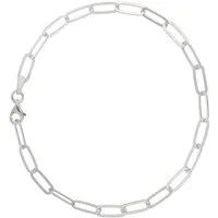 Einzelstück Armband Paperclip Armband 925 Sterling Silber