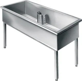 KWC Aquarotter Werkraumbecken, SIRIUS, Edelstahl, 1000x800x600 mm, Unterbau, 2000100068 2000100068