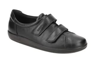 Ecco 20651356723 Soft 2.0 Damen Slipper Schwarz - Bequeme Halbschuhe
