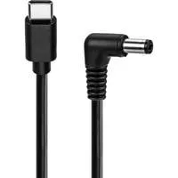 USB-C > DC-Kabel 5 V/3 A, Stromversorgung schwarz/silber, 1,5 m