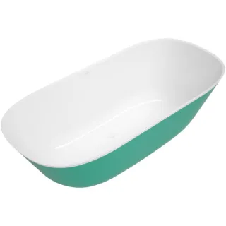 Villeroy und Boch Theano Badewanne Q175ANH7F2BCV01 175x80cm, freistehend, Schürze Colour on Demand, weiß