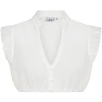 Nübler Dirndlbluse Dirndlbluse Tina Kurzarm in Creme von Nübler