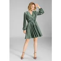 SWING Cocktailkleid Taillierter Schnitt mit ausgestelltem Rockteil