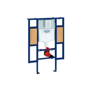 Grohe Rapid SL Wand-WC-Element 39140000 mit Befestigung für Rückenstützen/Haltegriffe, BH 1,13 m