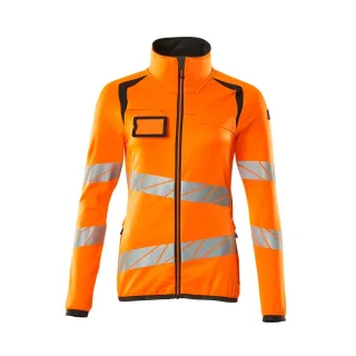 MASCOT Damen Fleecepullover mit Reißverschluss ACCELERATE SAFE Hi-vis Orange / Dunkelanthrazit L - 19153-315-1418-L