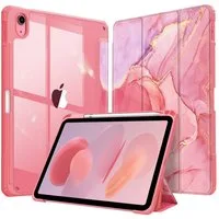 Fintie Tablet-Hülle für iPad 11 Generation 11 Zoll 2025 (A16), iPad 10 Generation 2022 10.9 Zoll, mit Stifthalter, Stoßfeste Hybrid Hülle mit transparenter Hartschale