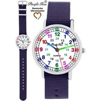 Pacific Time Quarzuhr Kinder Armbanduhr Lernuhr Wechselarmband, Mix und Match Design - Gratis Versand