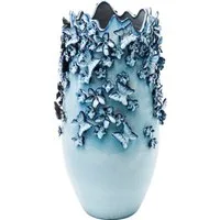 Kare Design Dekovase Butterflies Lightblue 50cm (1)