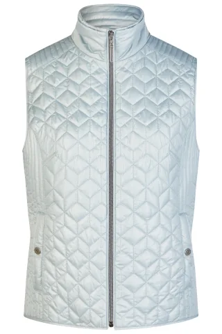 Barbara Lebek - Steppweste aqua blue - Gr. - 42