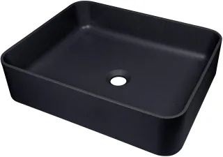 Neuesbad Serie 400 Aufsatzwaschtisch, Oberfläche: schwarz matt NB1DECQT_NU5S1