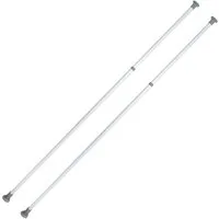 WENKO Teleskopregal Modell Herkules, Set 2-tlg., ausziehbare Hauptstange 165-300 cm, passend zur WENKO Herkules-Serie