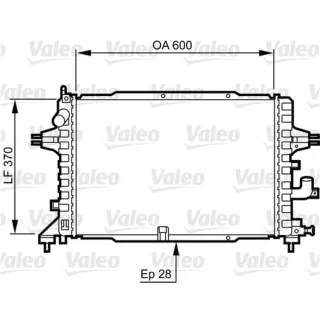 Valeo Motork?hler Opel Astra H Zafira B 734380