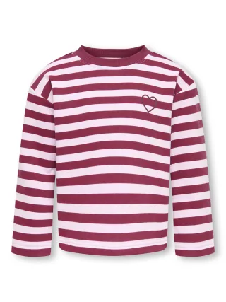 KIDS ONLY - KMGSWEAT LS O-NECK STRAIGHT SWT Violett - Gr. - 104