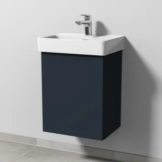 Sanipa 3way Waschtischunterbau zu Laufen Pro S Waschtisch mit 1 Tür, Marine-Matt SP7831R