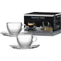 Ritzenhoff & Breker Espressotasse Barista, Glas, 80 ml