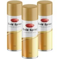 Spetebo Sprühflasche Dekospray 111 ml - 3er Pack - Glitzer Spray zum Basteln, (1-tlg), Vielseitig einsetzbar