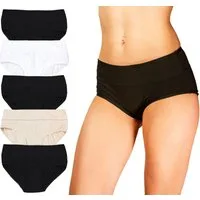 Alkato Slip Damen Slips Baumwolle Unterwäsche 5er Pack