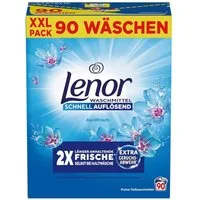 LENOR Aprilfrisch Vollwaschmittel (90 WL / 4,5 kg, XXL-Pack)