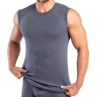 HERMKO Unterhemd 1.6040 Baumwolle/Modal, Sporthemd, Muskelshirt, Rundhals, angenehm weich