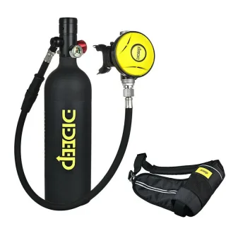 DIDEEP X4000Pro 1L Scuba Diving Gear Cylinder Oxygen Professional Buceo Diving Equipment Scuba Kit Water Pump Snorkeling