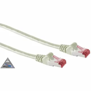 S-IMPULS CAT.6A Patchkabel, halogenfrei, 20 m, grau