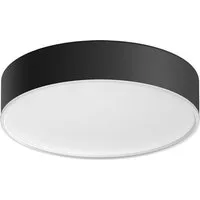 Philips Hue Smarte LED-Leuchte White Ambiance Enrave Deckenleuchte S schwarz, Abschaltautomatik, Bluetooth, CCT - über Fernbedienung, Dimmer, Dimmfunktion, Farbsteuerung, Fernbedienung, Infrarot inkl., Leuchtdauer einstellbar, Memoryfunktion, Nachtli