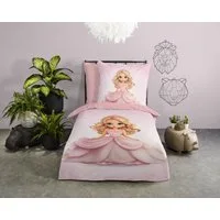 PURE luxury collection Kinderbettwäsche Bellas, Microfaser, 2 teilig, Mikrofaser, 135x200, 2 Teilig, Wendeoptik, Kind, Mädchen, Prinzessin
