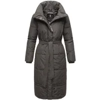 Navahoo Steppmantel Mirenaa Stylischer Damen Wintermantel mit Gürtel