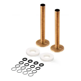 Terma Set Abdeckblende (50-18-160); bronze gebürstet, TGPBR002, Braun TGPBR002