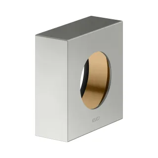 Keuco Verlängerungs-Rosette IXMO 59551, Einhebelmischer eckig, 25 mm, Edelstahl-finish, 59551060282 59551060282