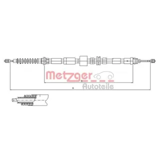 Metzger Handbremsseil hinten Ford Mondeo 3 Turnier